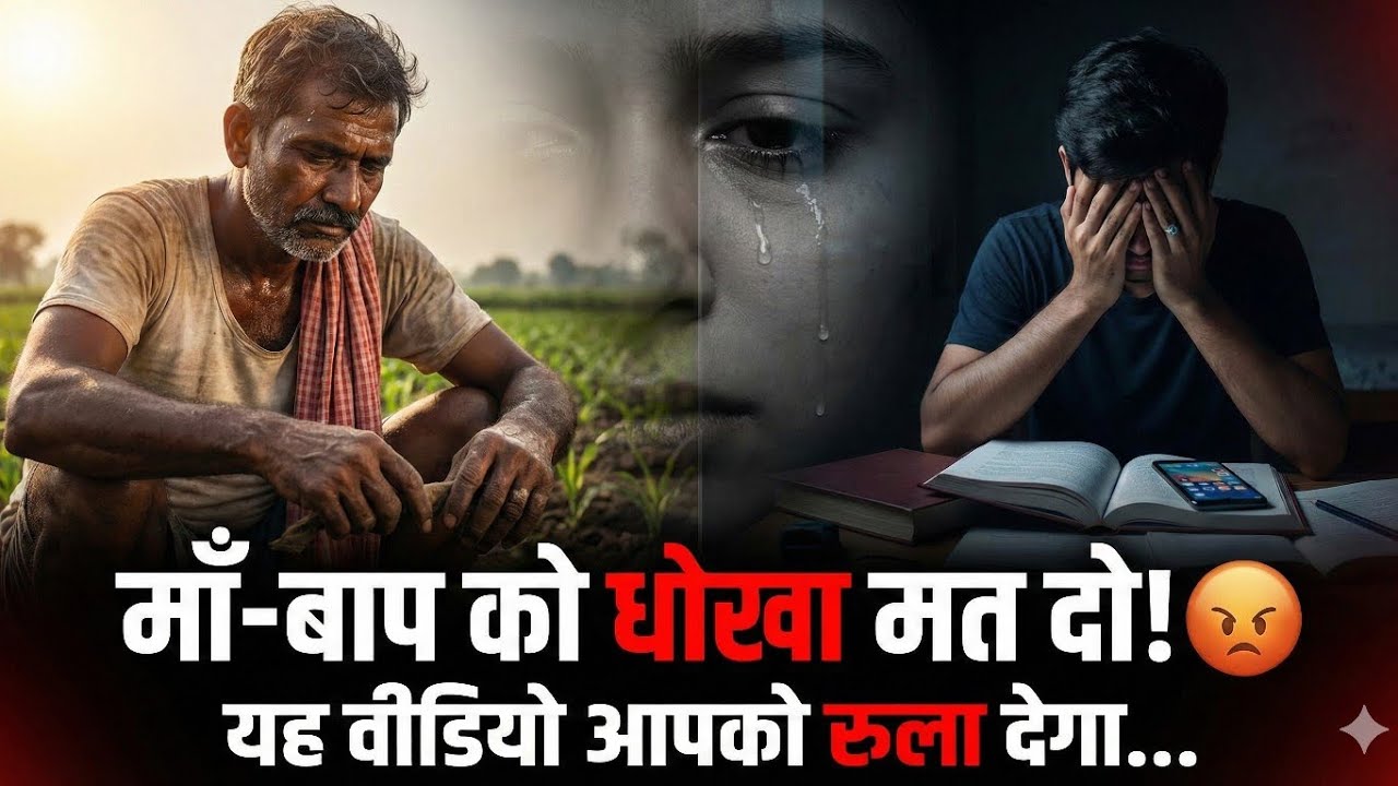 माँ-बाप को धोखा मत दो! 😭 | The Harsh Reality of Student Life | Study Motivation 