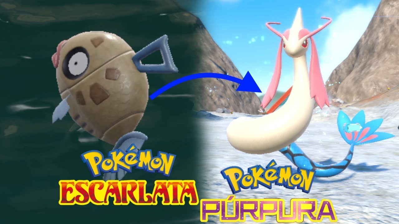 ✅ Cómo Capturar y Evolucionar de Feebas a Milotic ¡FÁCIL! , en el DLC de Pokémon Escarlata y Purpura