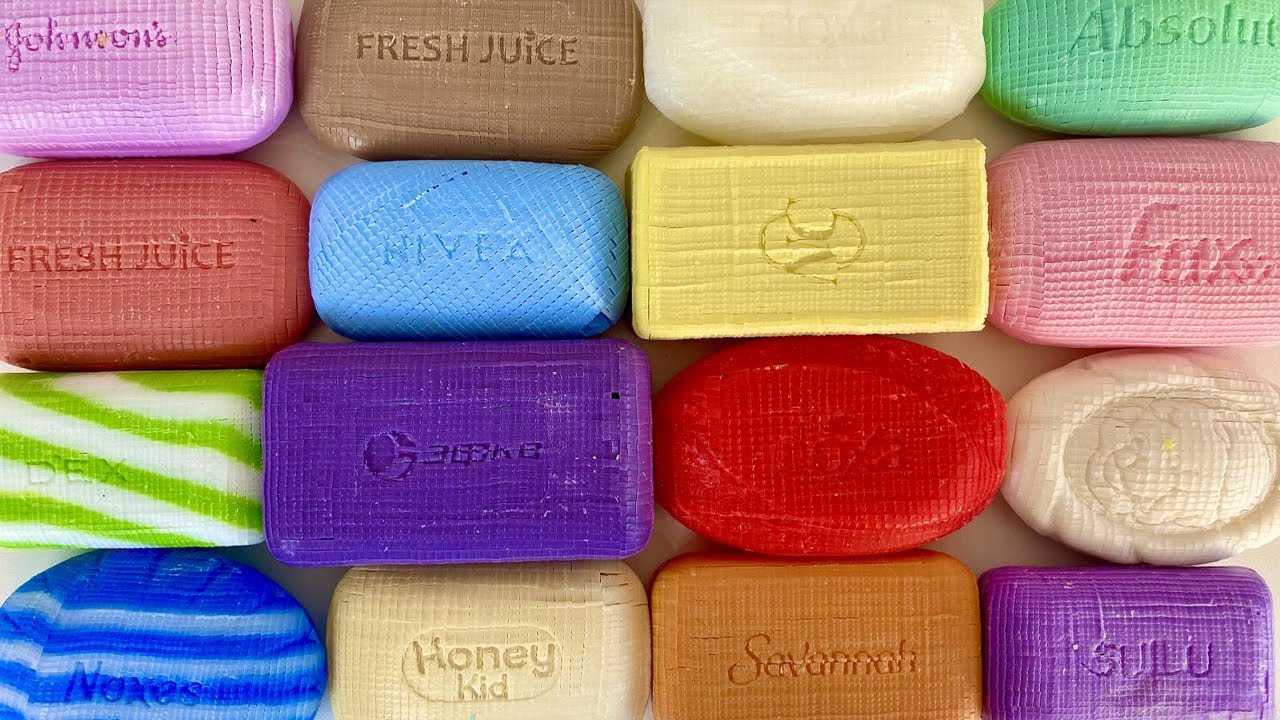 ASMR Soap Cubes. Soap Cutting. Резка мыла кубиками. Satisfying soap video.