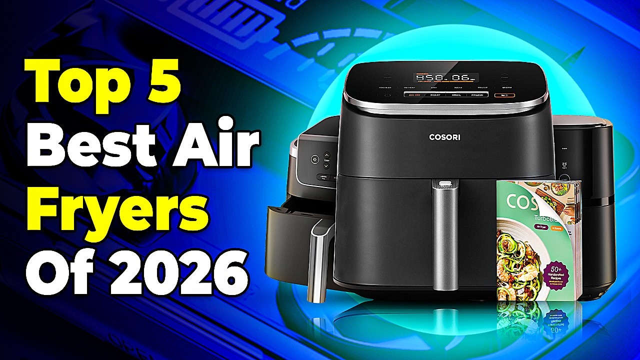 Top 5 Best Air Fryers 2026 – Reviews, Features & Buying Guide