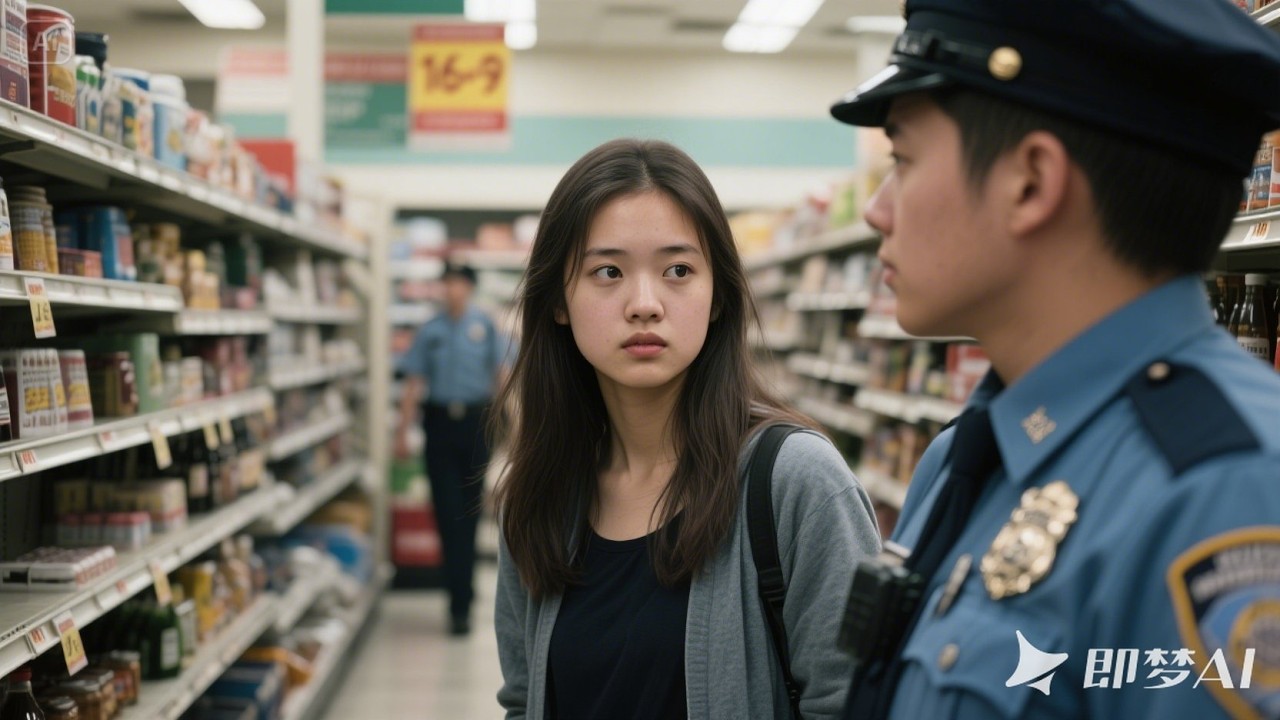 女孩逛超市卻被冤枉是小偷，誰料她身份不簡單，一句話竟讓超市破產！#movie #反转 #复仇