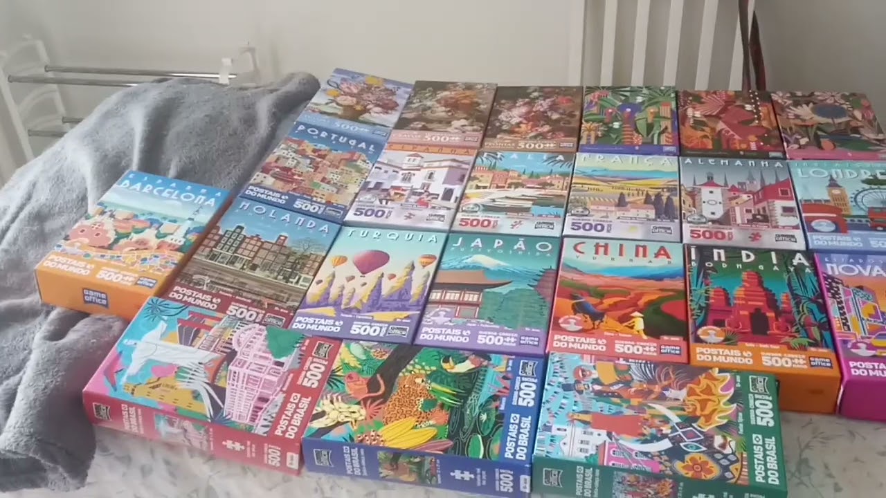 Coleção Quebra-cabeças 500 Peças - Nano - Game-Office - Maio 2023