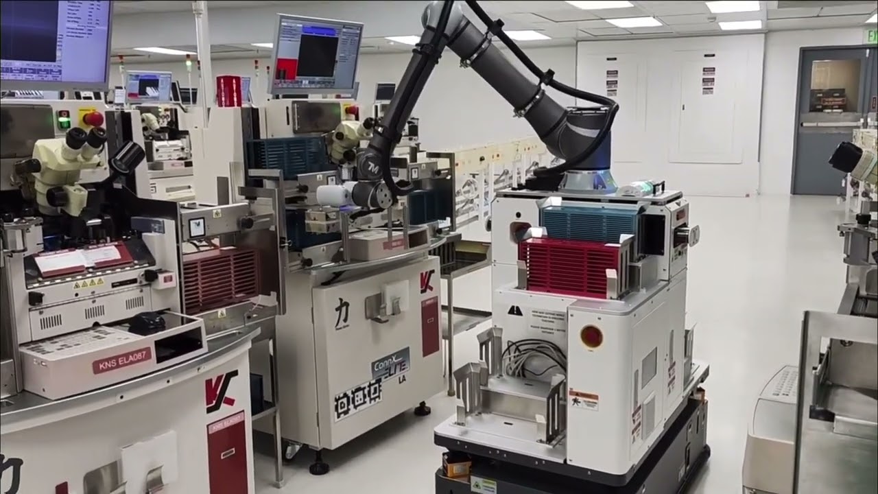 Semiconductor AMR （Robot）Connect with K&S Wire Bond - Automation，Unmanned Factory