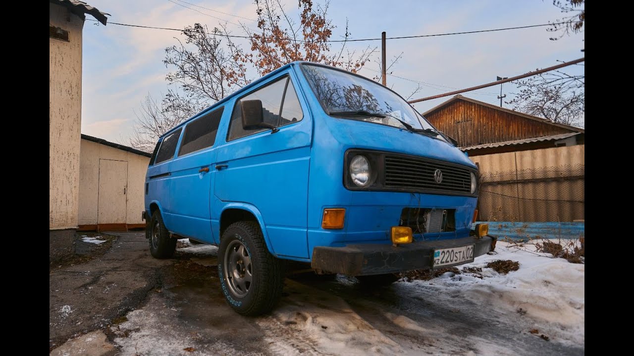 Завершение свапа на 1.8 турбо (VW T3 syncro 1.8 turbo swap - ENG subs)