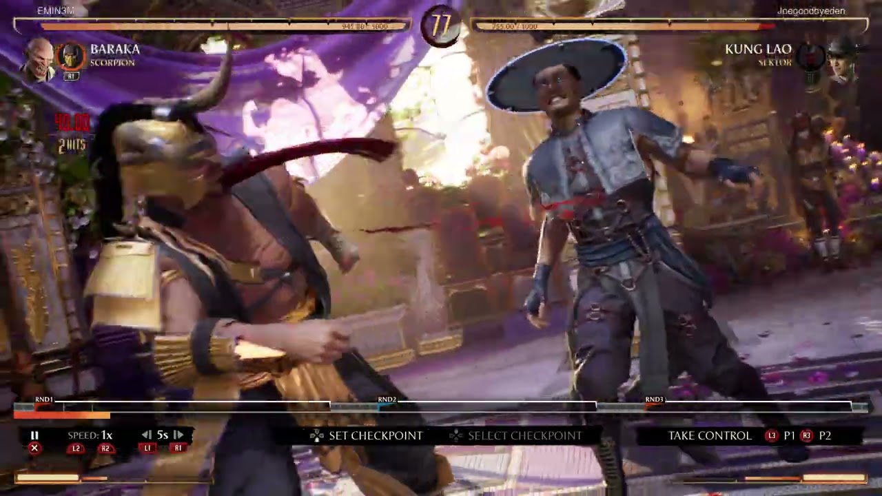 MK1 Ranked VS Kung Lao player