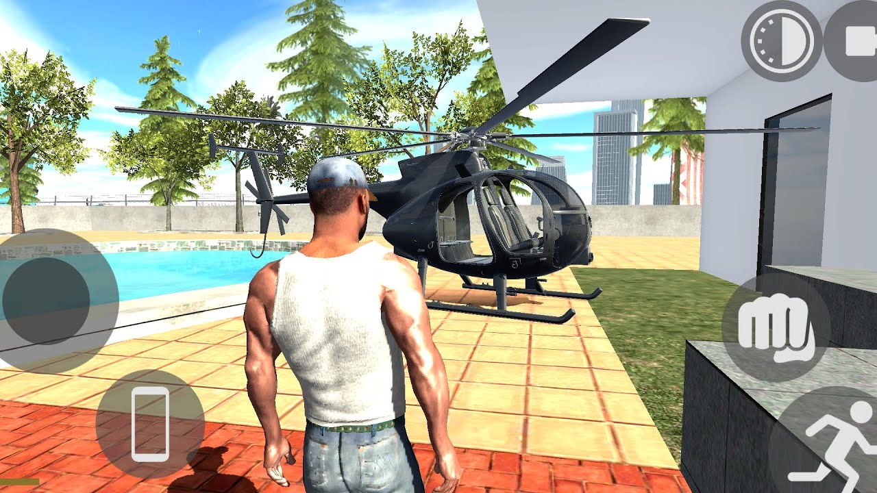 Franklin new Tour with helicopter Indian Bike 3D 