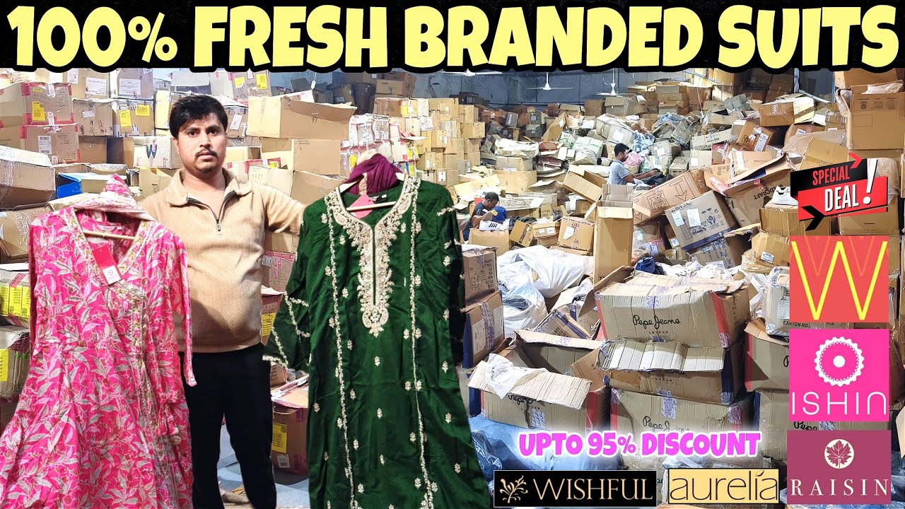 ORIGINAL BRANDED LADIES SUITS WHOLESALE | 100% FRESH STOCK WITH BRAND BILL @MarvIndia786 