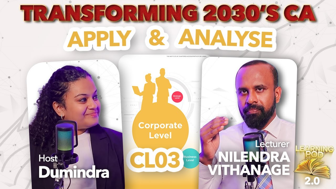 Understand Your Lecturer Choose Wisely | CL-25-3 | CA Sri Lanka Curriculum 2025 - 2030