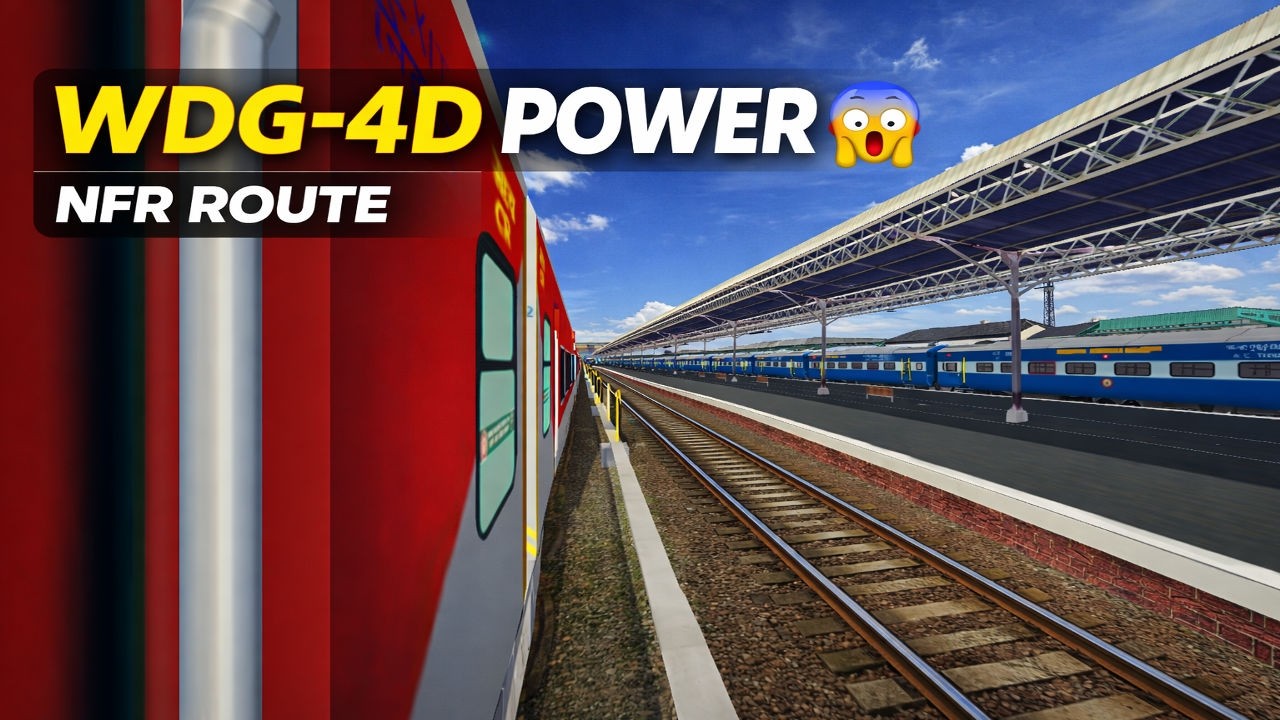 WDG-4D NFR Hill Run 😱 | Open Rails Indian Train Simulation