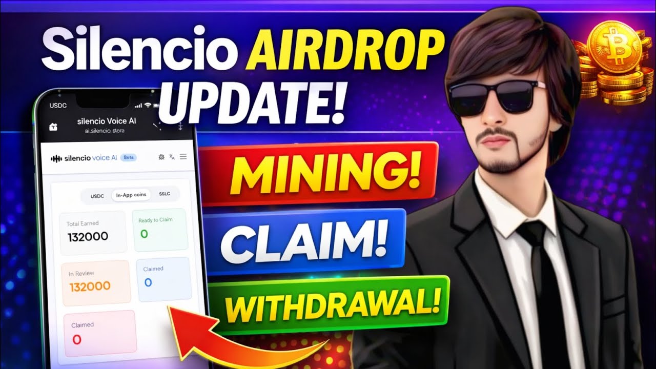 Silencio Airdrop Update | Mining, Claim & Withdrawal Full Guide | Silencio Network