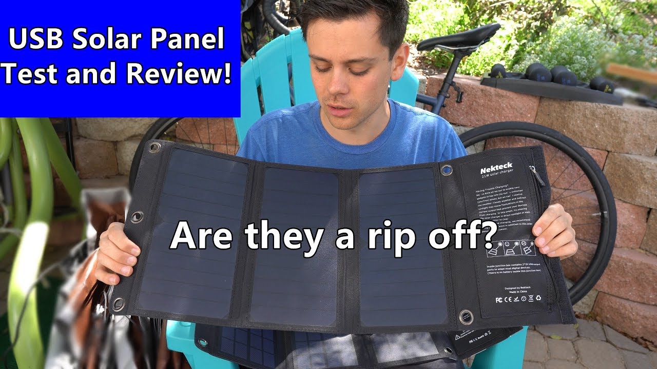 $50 vs $29 USB Solar Panel Showdown! Output Test and More!