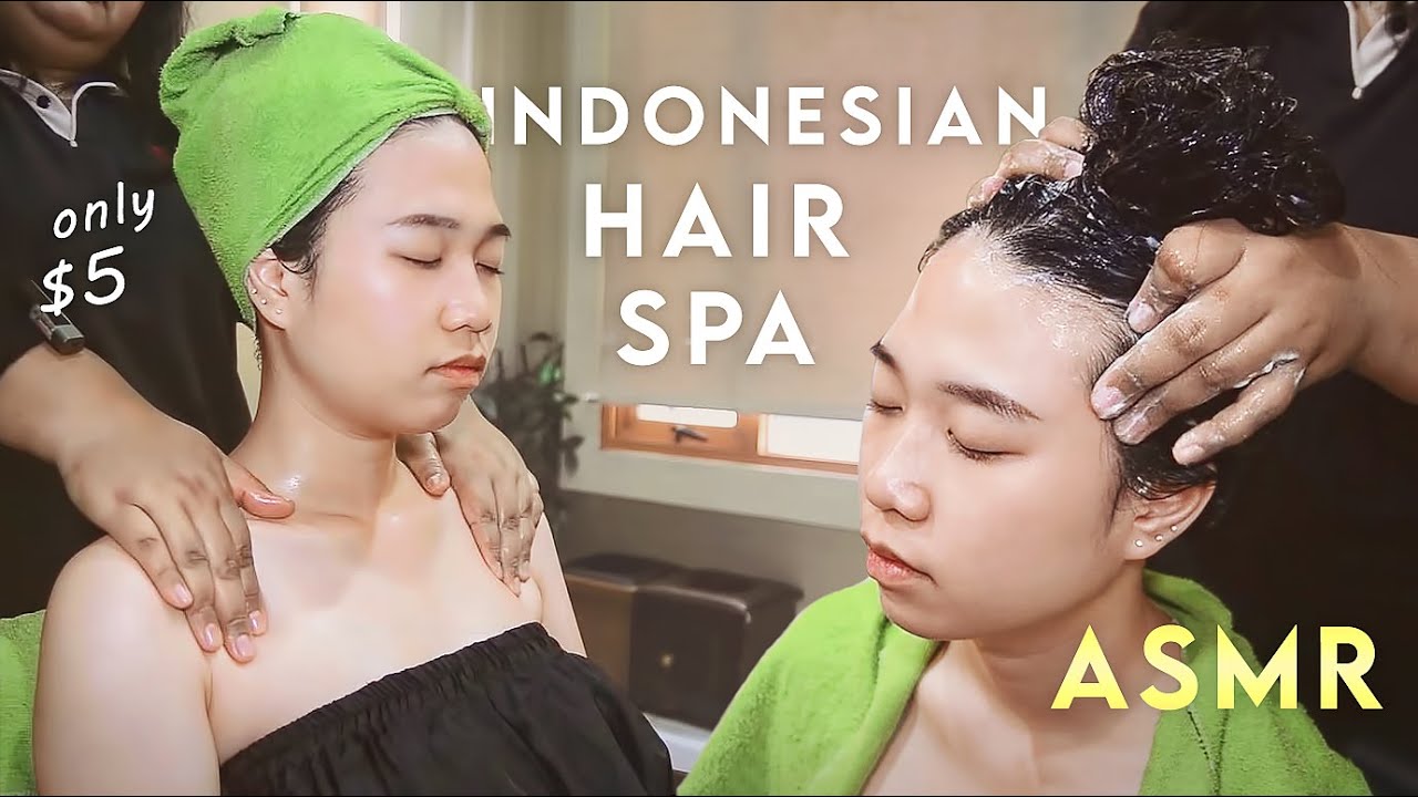 ASMR Creambath | Relax Your Mind and Body with Intense Indonesian Hair Spa