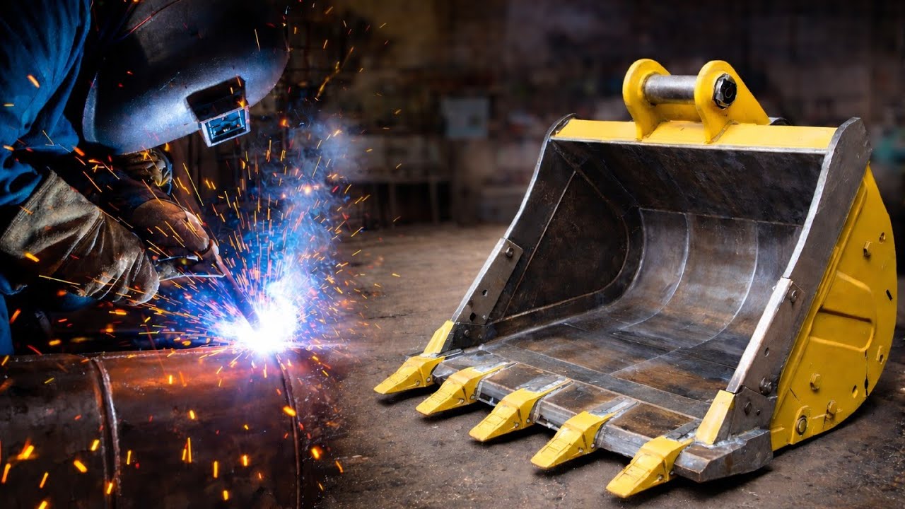 Incredible Metal Fabrication | Excavator Bucket Making Step by Step