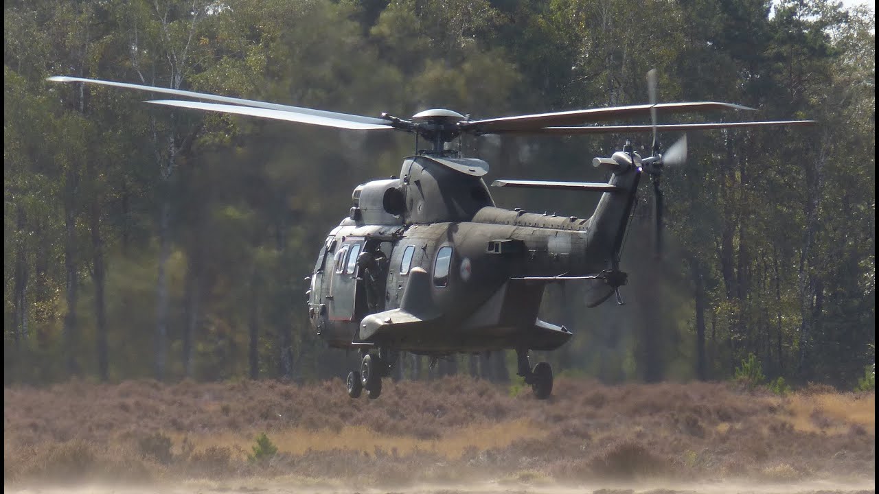 Dutch Military exercise - Cougar&nbsp;Helicopter