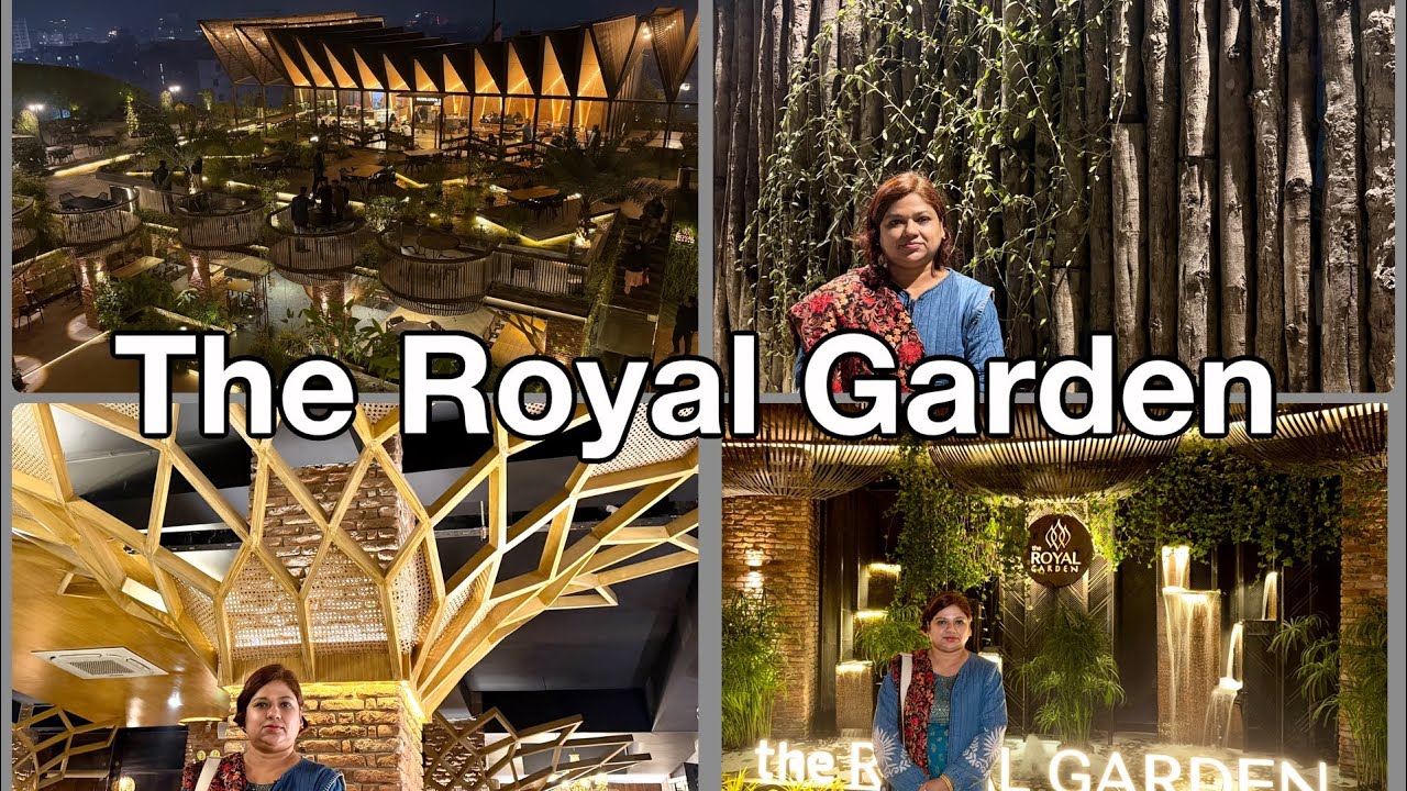 THE ROYAL GARDEN UTTARA # MOST BEAUTIFUL ROOFTOP RESTAURANT IN DHAKA 