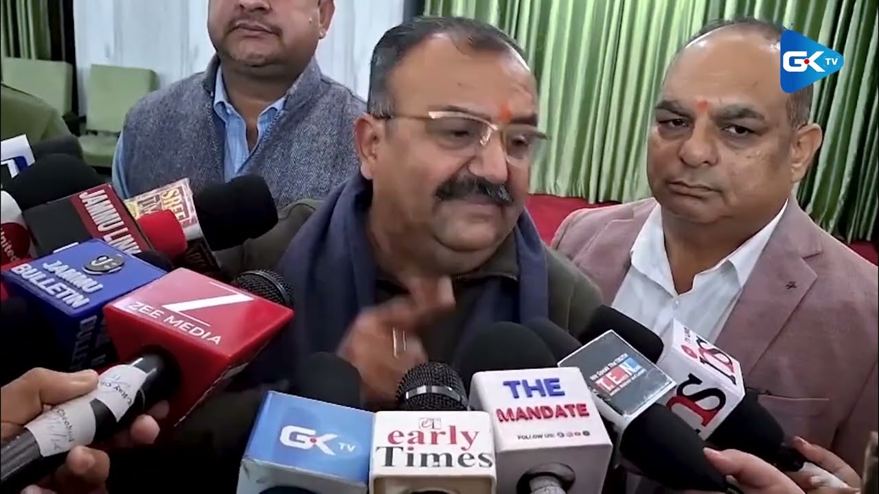 BJP MLA Vikram Randhawa alleges encroachment of govt. land in Jammu by Kashmiris