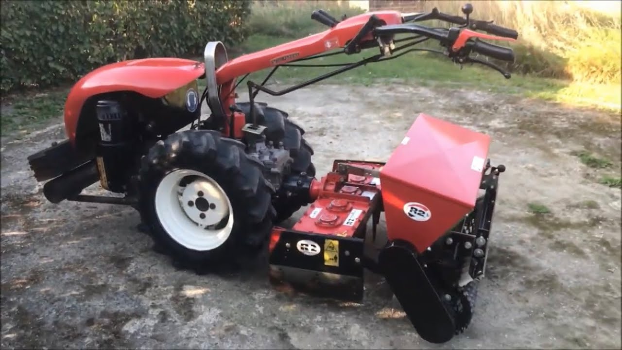 Valpadana Blitz 80 REV MOTOCULTOR with Rinaldi R2 Power Harrow and Sow Kit!
