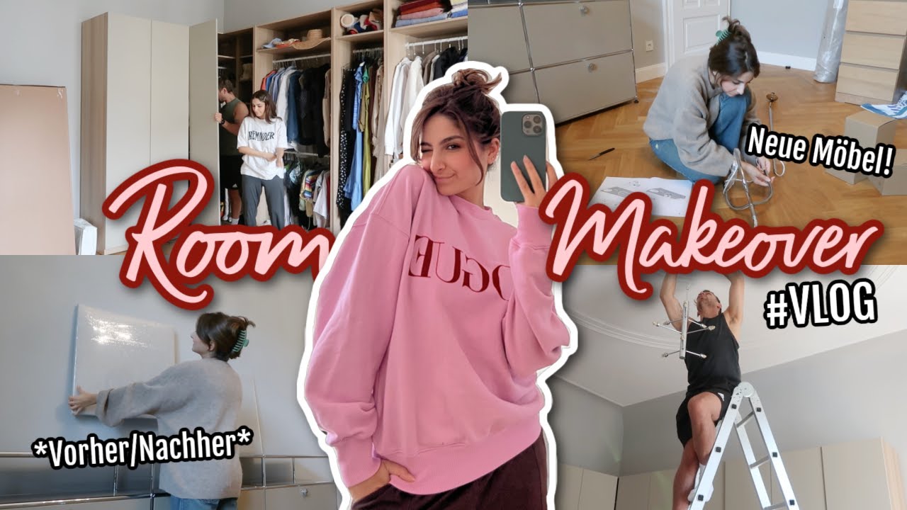 Ankleide/Arbeitszimmer einrichten! - ROOM MAKEOVER Vlog