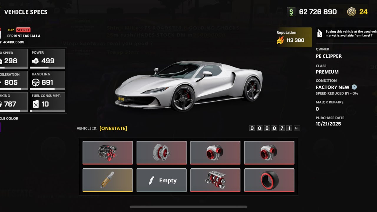 One state rp// Ferrini Farfalla review race with rucati crystal