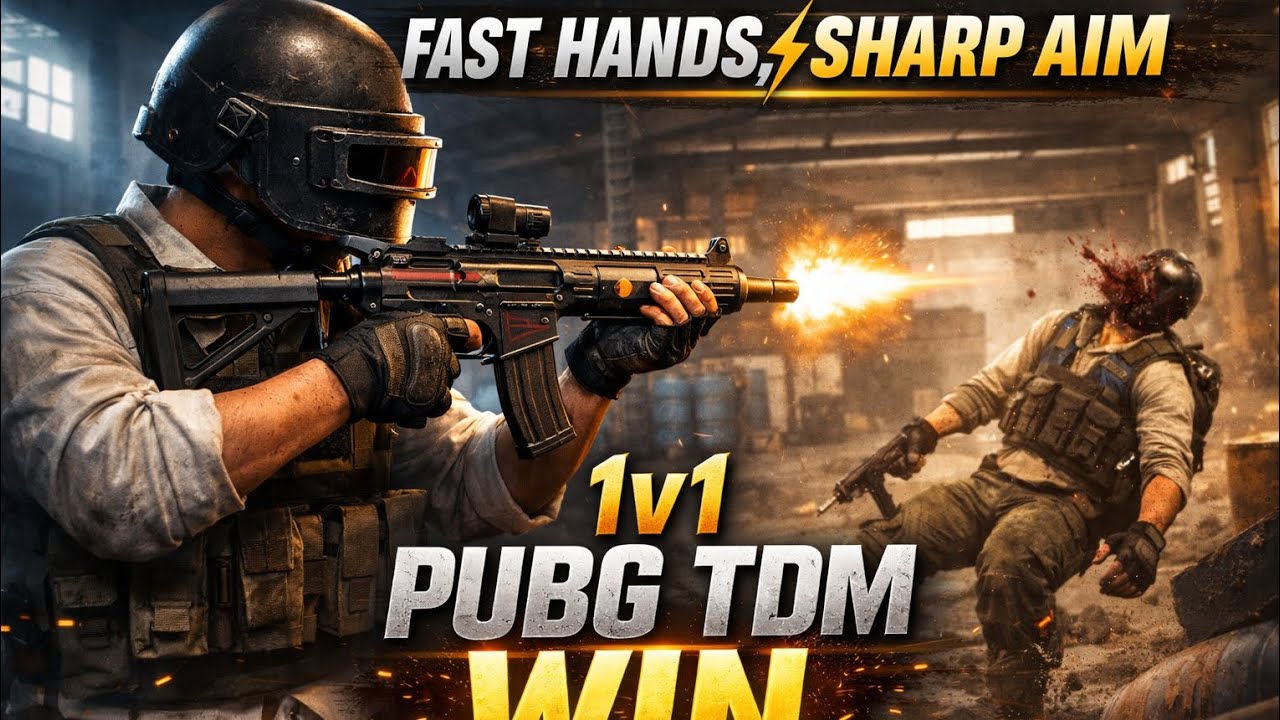 ⚡ Fast Hands, Sharp Aim | 1v1 PUBG TDM WIN, pubg gamer 🎮, pubg lover ❤, pubg mobile 📱, #foryou #pubg