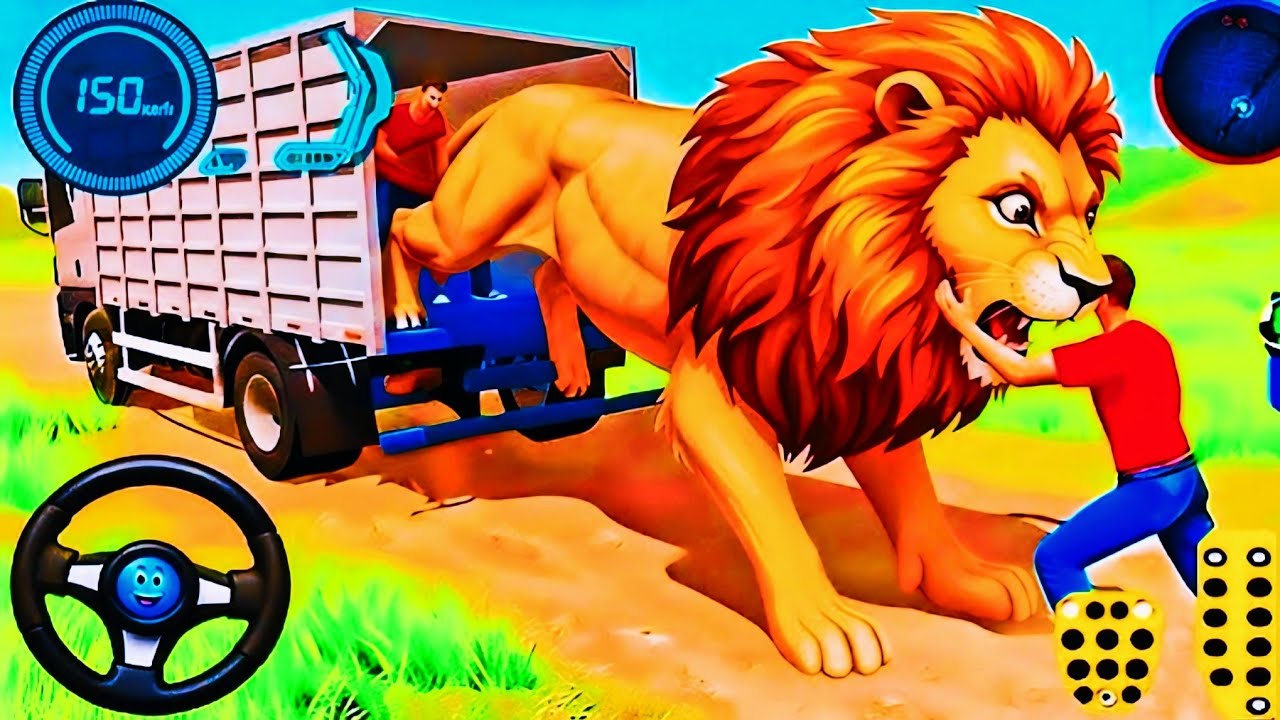 Animal Cargo Truck Driving Game 3D - Animal Transport Cargo Truck 2024 - Android Gameplay 