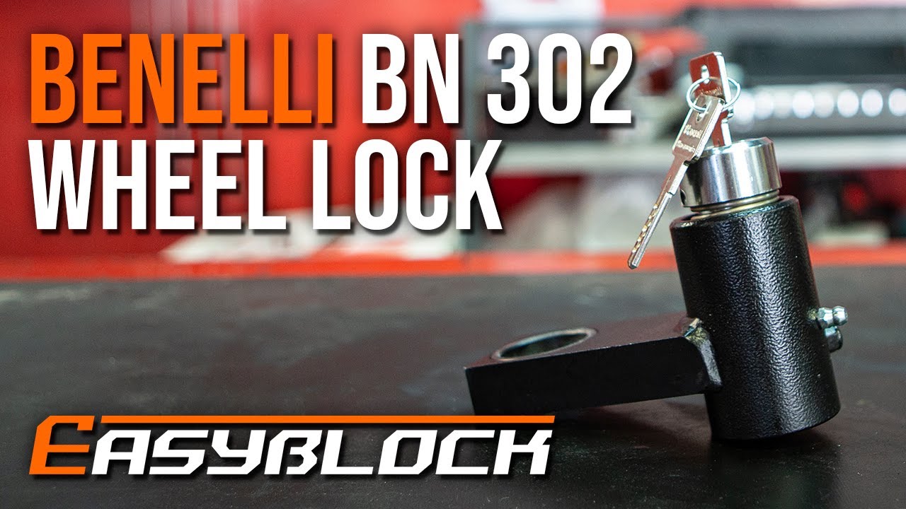 Benelli BN 302 - EasyBlock Scooter Wheel Lock - Installation Video 🔒
