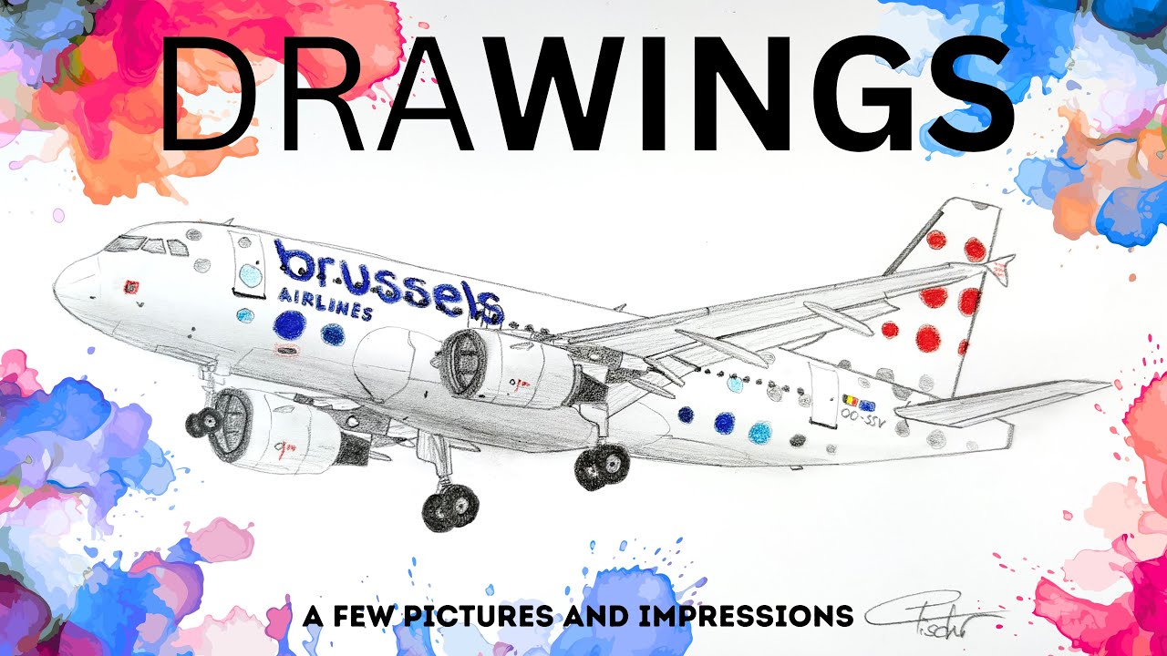 A320-200 - brussels airlines draWINGS / AIRCRAFTPAINTER 