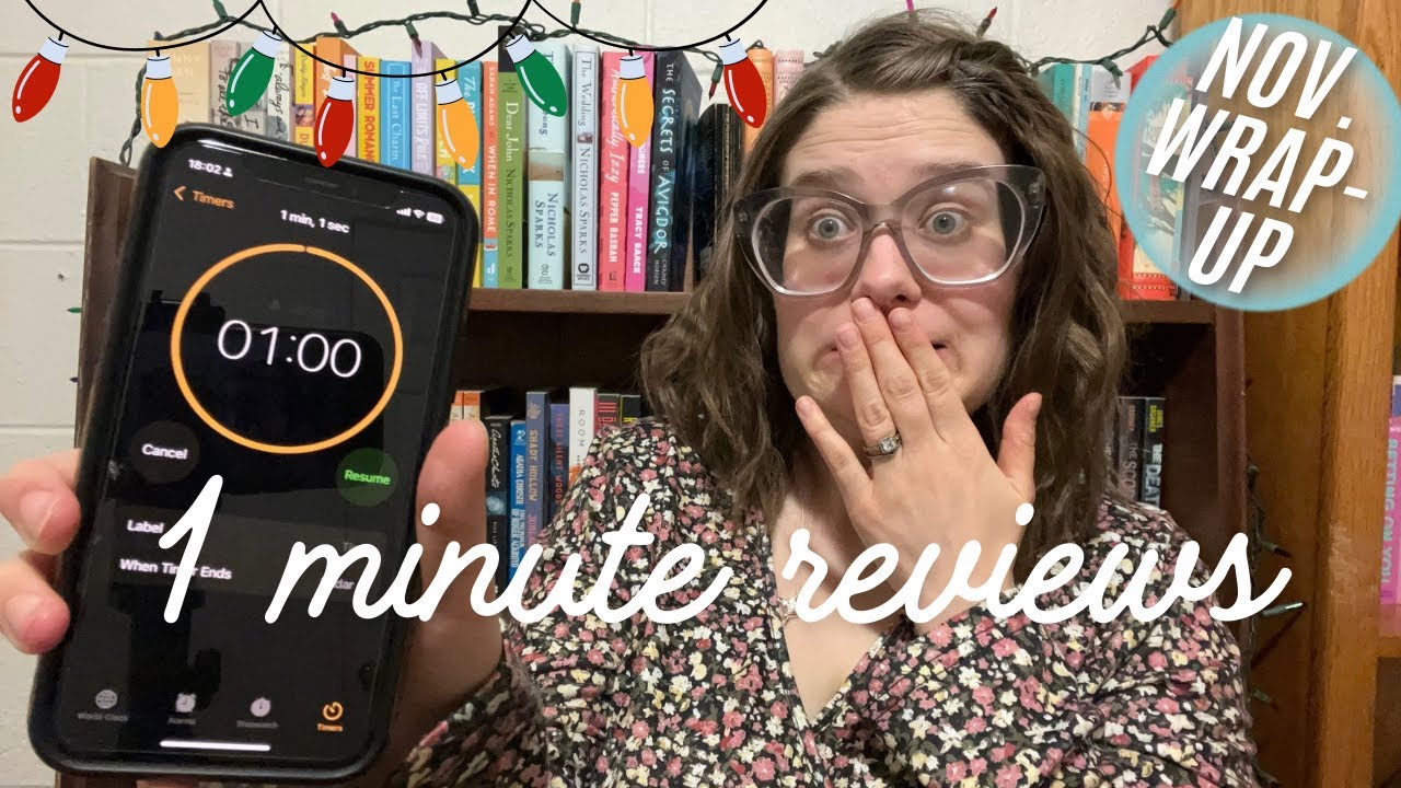 🌟1 Minute Book Reviews🫢 November Wrap-Up📚