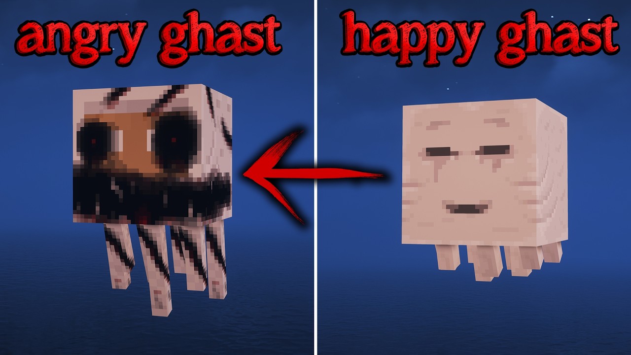 angry ghast or happy ghast | Minecraft Creepypasta