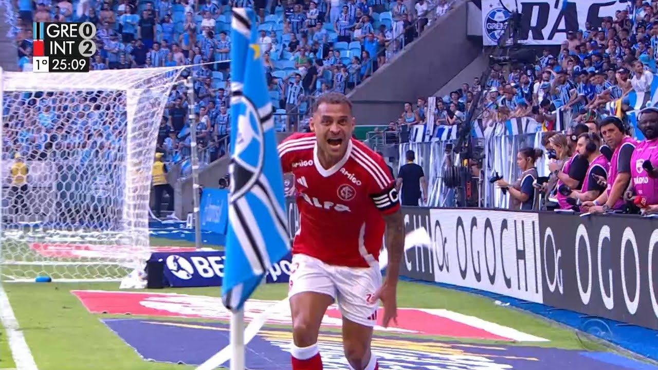 Gol de Alan Patrick |Gr&ecirc;mio 0 x 2 Internacional| Gauch&atilde;o 2025 | RBS TV