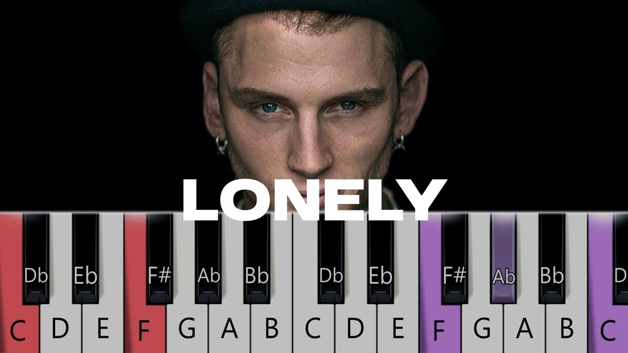Machine Gun Kelly - lonely (Mini Piano Tutorial)
