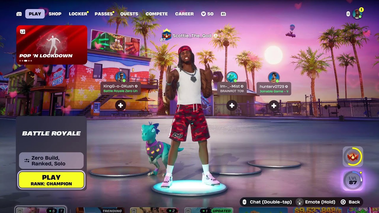 Zero Build Elite Ranked With GFUEL SCOTTIE