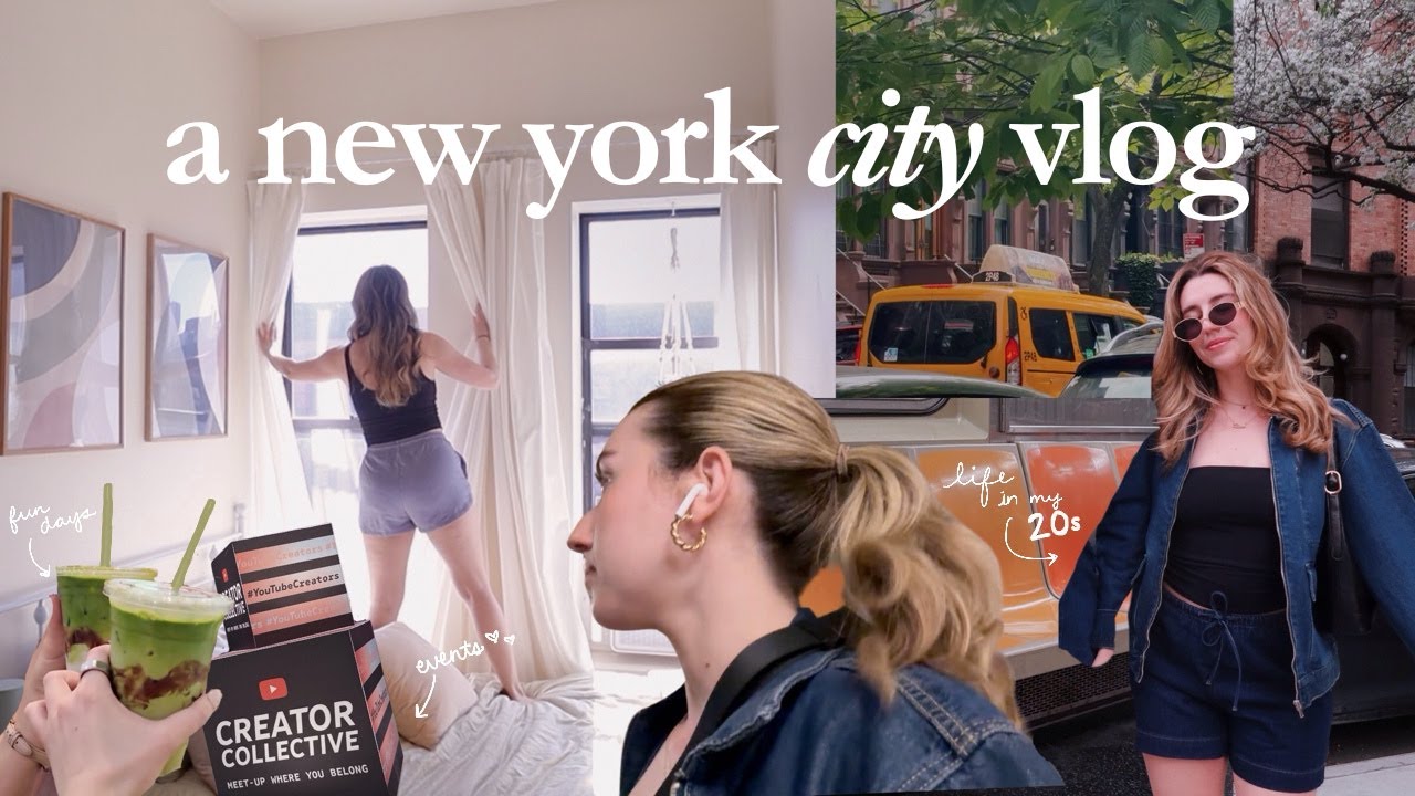 a week in my life in nyc — productive days & fun nights 🌸🍸