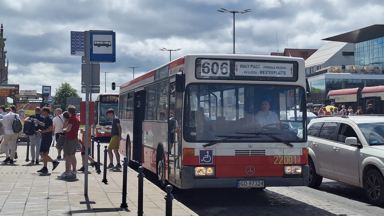 Mercedes-Benz O405N #22001 🎵ZF🎵 [GAiT Gdańsk - Linia 606]