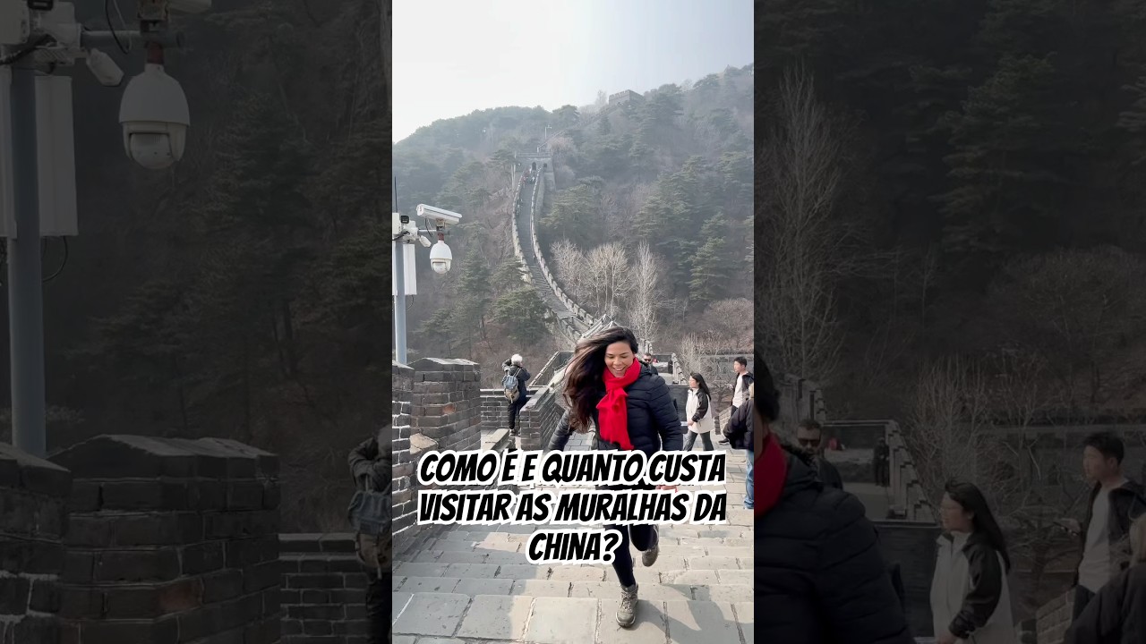 Como &eacute; e quanto custa visitar as muralhas da China?🇨🇳 #china #pequim #greatwall #muralhas #beijing