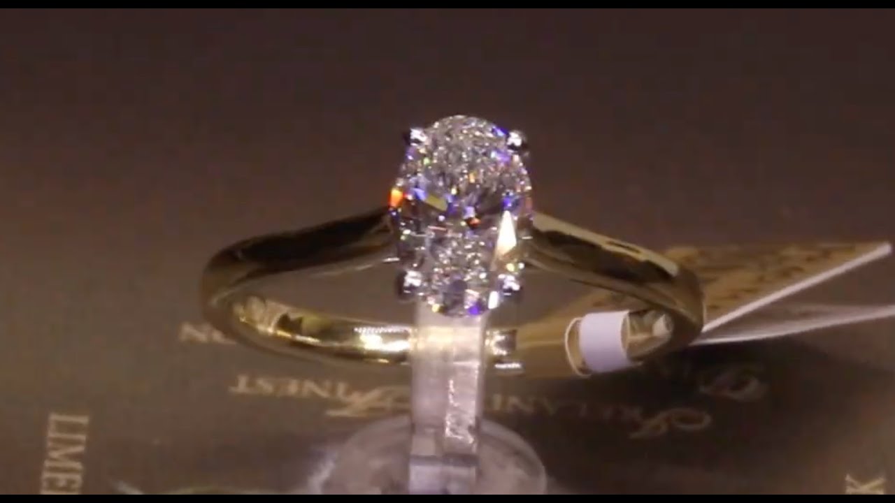 #103785 | T1.03ct | LG Oval Solitaire | 9ct Yellow Gold