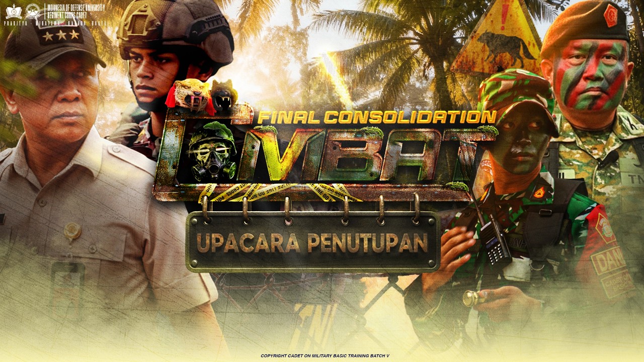 [LIVE] UPACARA PENUTUPAN CADET ON MILITARY BASIC TRAINING BATCH V - FINAL CONSOLIDATION