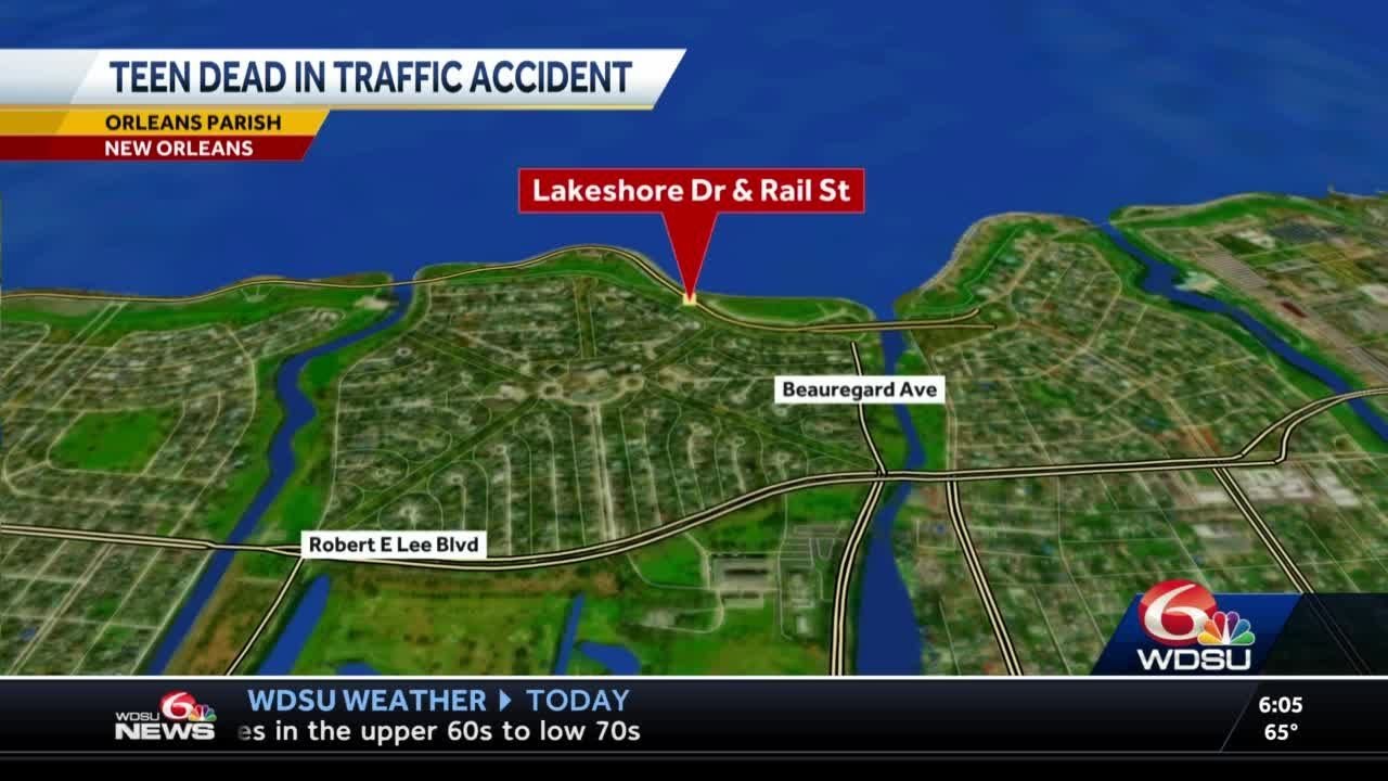 Teen killed in accident in New Orleans