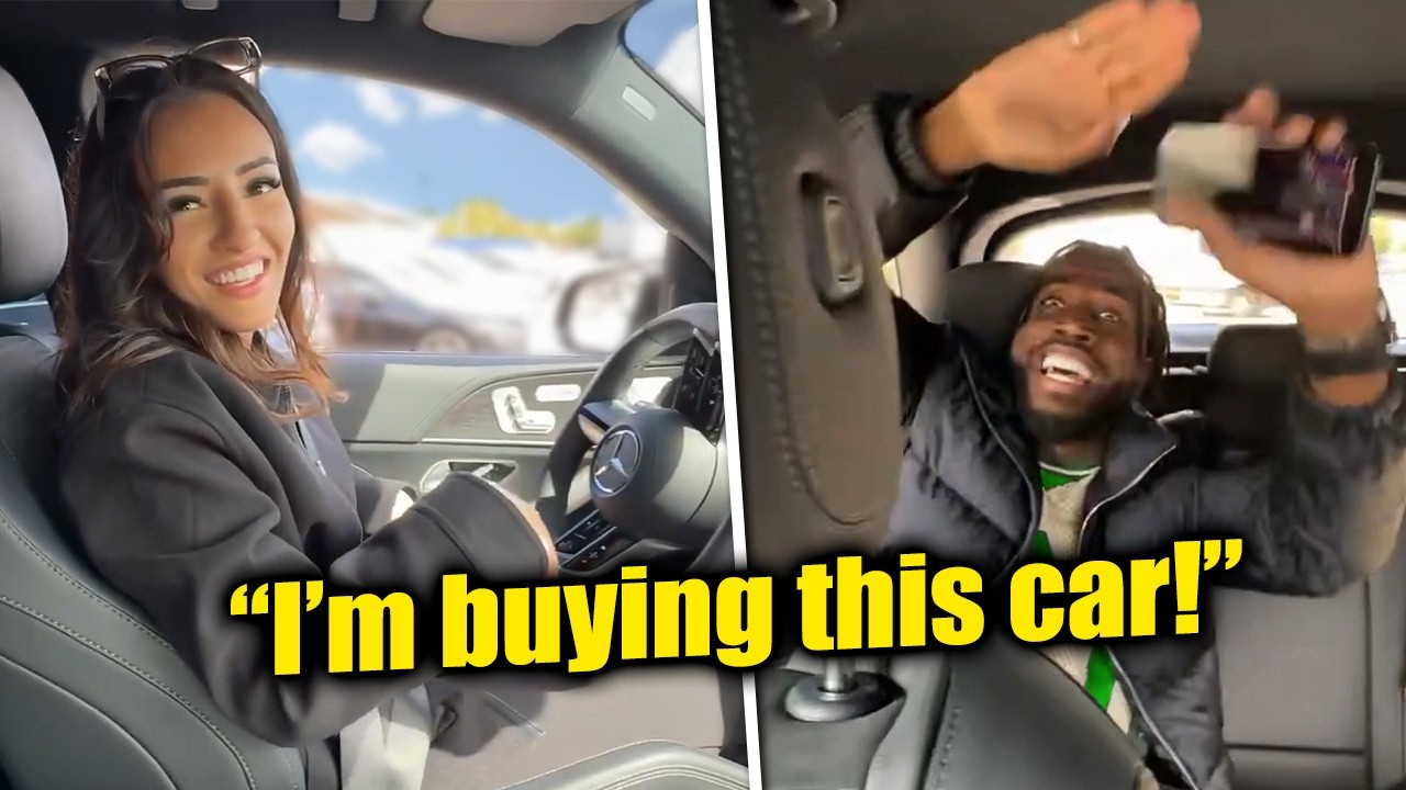Salmmus Test Drives Her Dream Car With Dean & Nora!