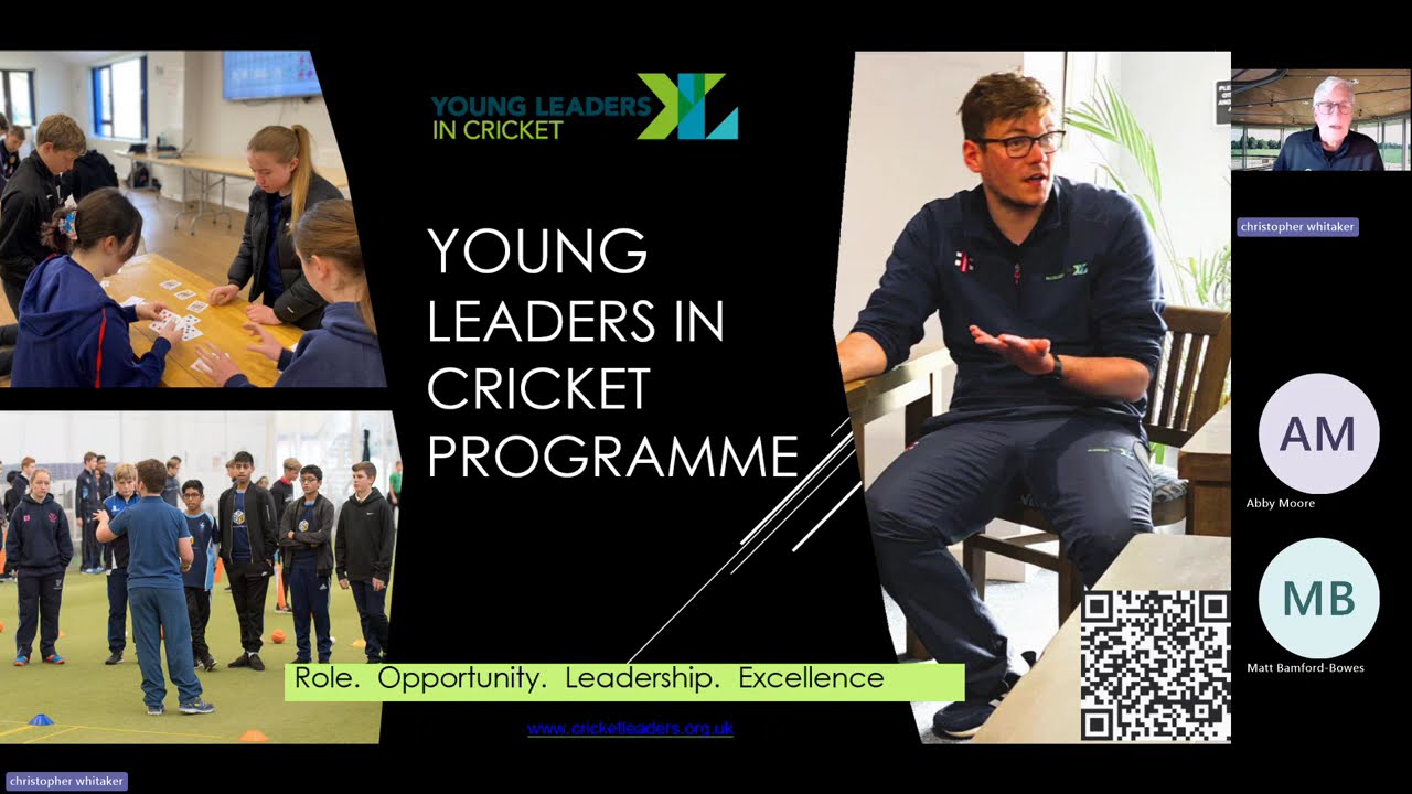 Young Leaders in Cricket Programme 2026   Online Enthuse/ Information Thursday 26th @7pm 20260