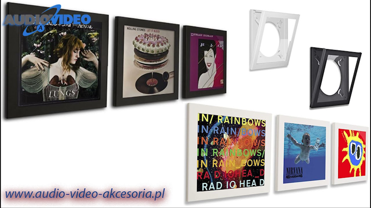 Vinyl Frame White 3szt - ramki na płyty winylowe