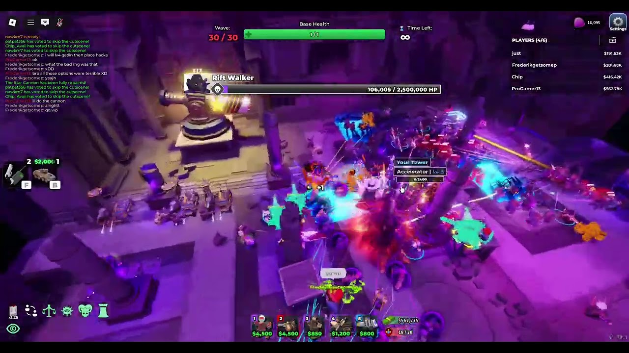 Tower Defense Simulator - Null & Void - Rift Walker Clutch
