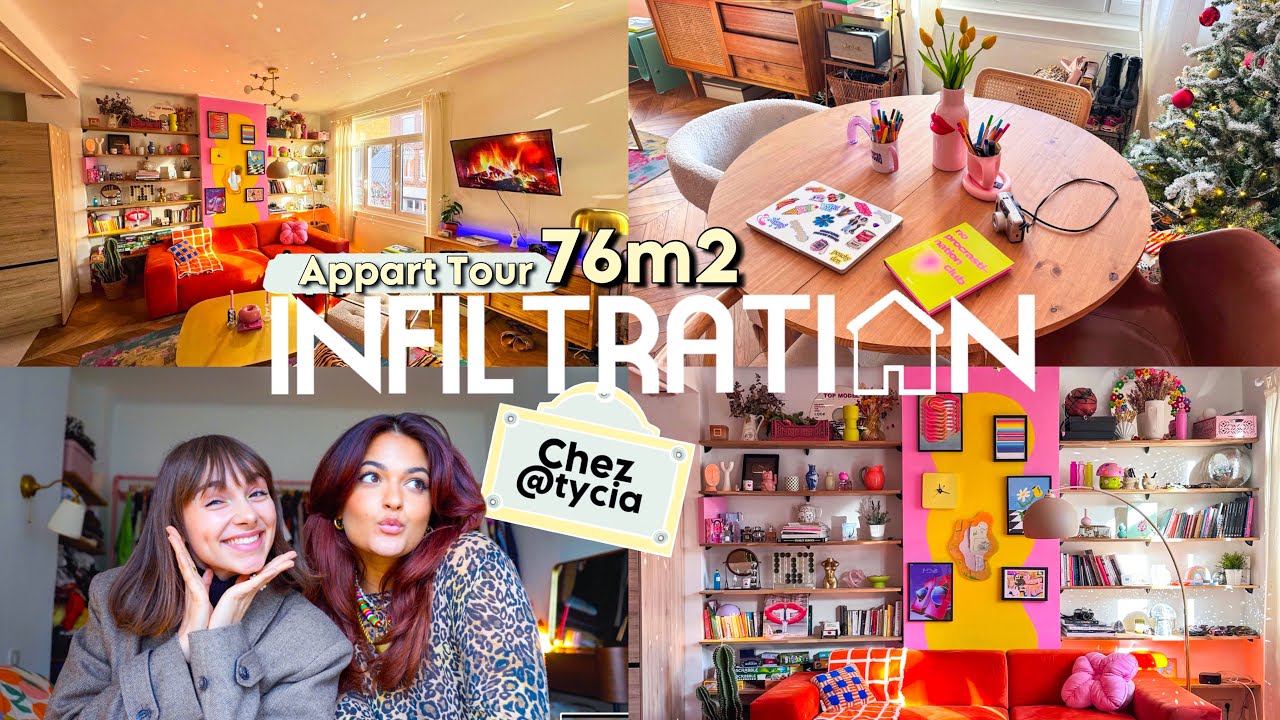 INFILTRATION chez ​⁠@Tyciadchannel : PINTEREST VIBES, COLORFUL & DIY (appartement tour)