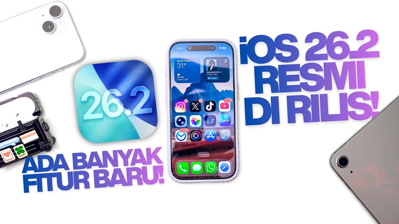 iOS 26.2 Resmi di Rilis! Ada Banyak Fitur Baru untuk iPhone! Wajib Nonton!