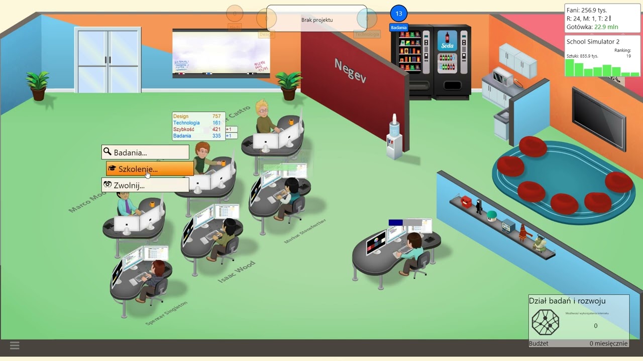 Game Dev Tycoon challenge bez badan i technologi odc 11 potezna firma