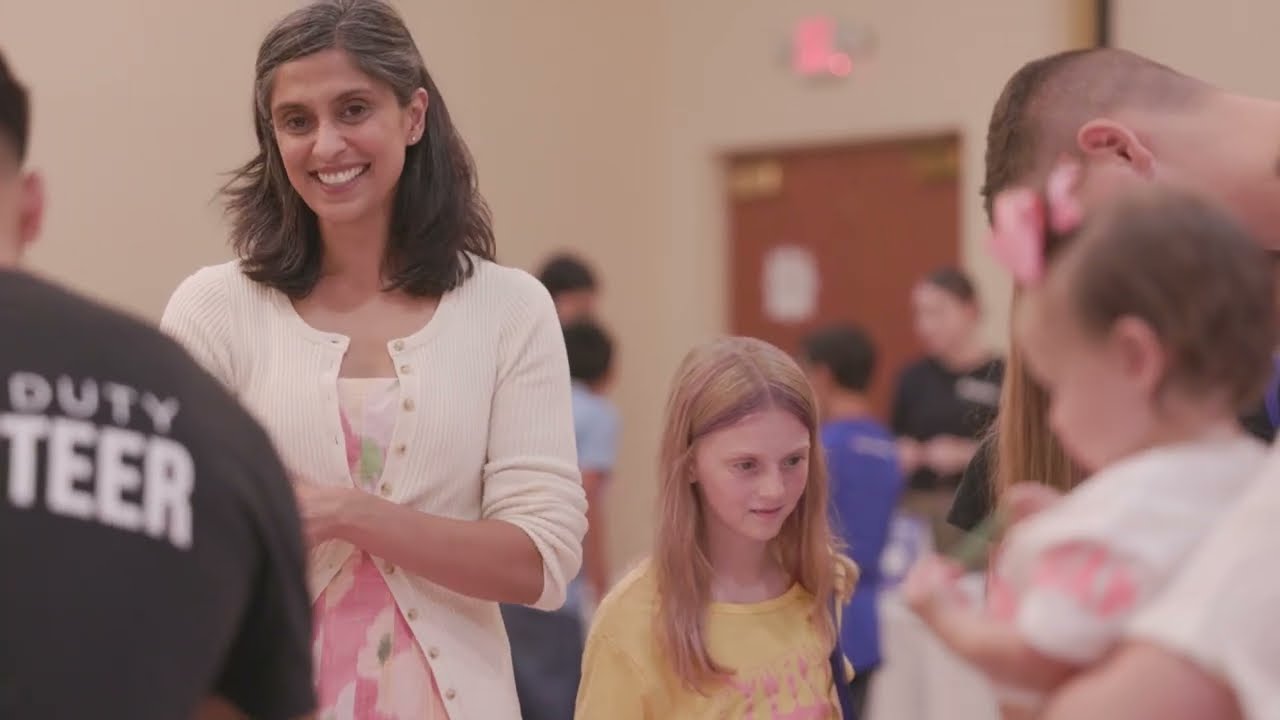 Vice President JD Vance and 2nd Lady Usha Vance visit Military Families