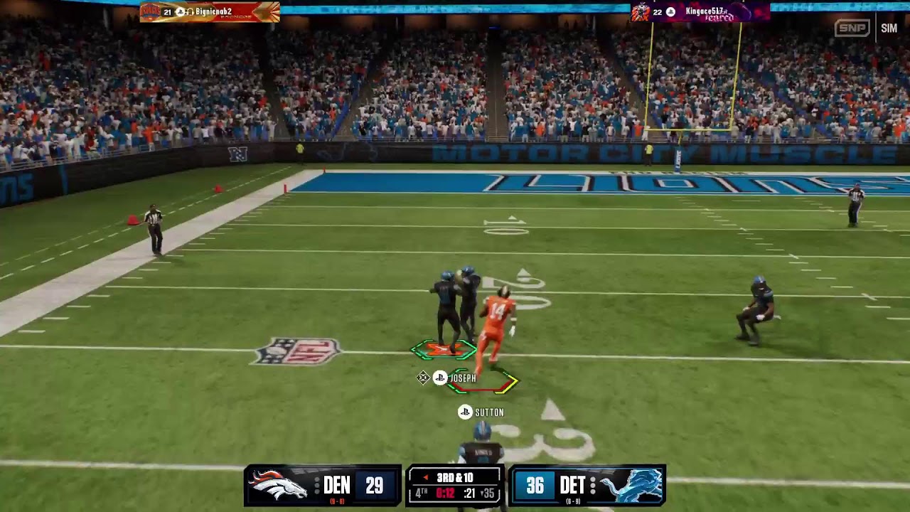 #REALMADDEN S3 WK17 #DEN VZ #DET $Kingace517 #SUNDAYNIGHTFOOTBALL