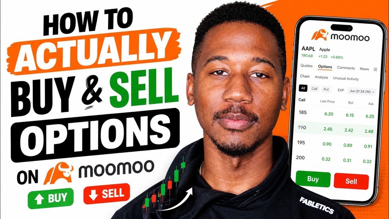 Как на самом деле покупать и продавать опционы на Moomoo