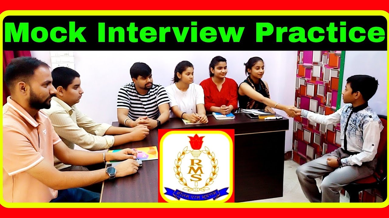 Mock interview questions | Military School Interview | RMS school | PD Classes