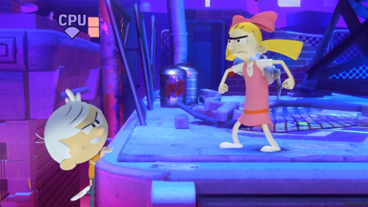 Nickelodeon All-Star Brawl - Arcade Mode - Helga (Very Hard)